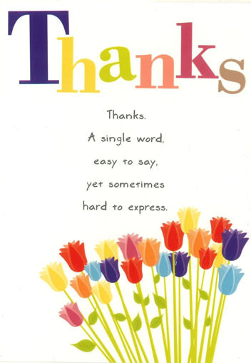 Picture of THANKS CARD